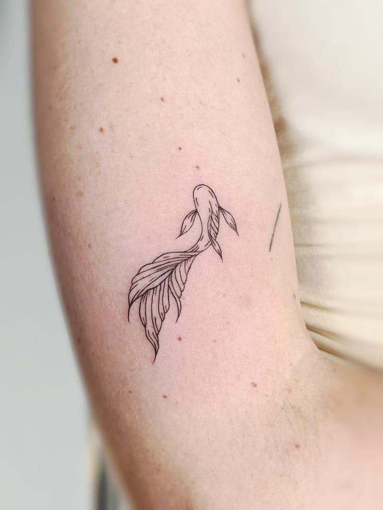 Akanthus Ranke – Fineline von Eren, Atelier Noir nu Köln