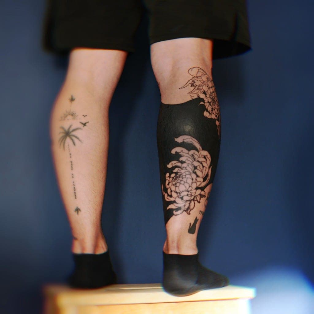 Espressivo Blackwork Arm – Blackwork von Eren, Atelier Noir nu Köln
